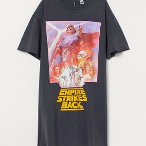 Star Wars short sleeve t shirt dress in Grey.
